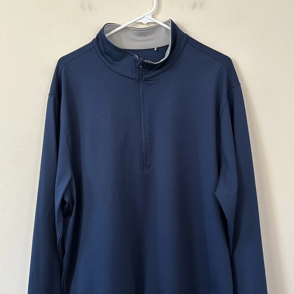 Walter Hagan 11 Majors Golf Quarter Zip Pullover Navy Size XL - Picture 2 of 7